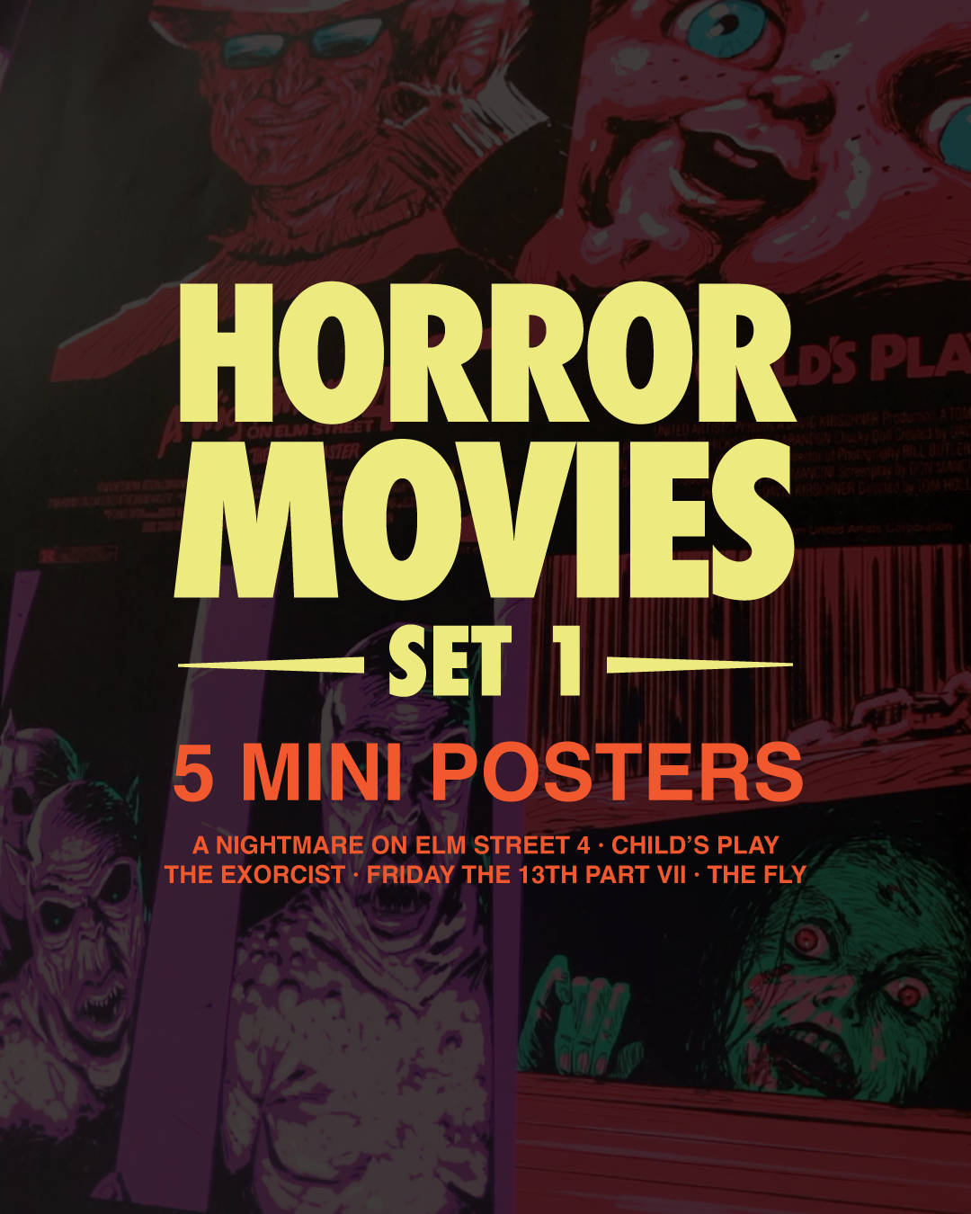 Horror mini posters
