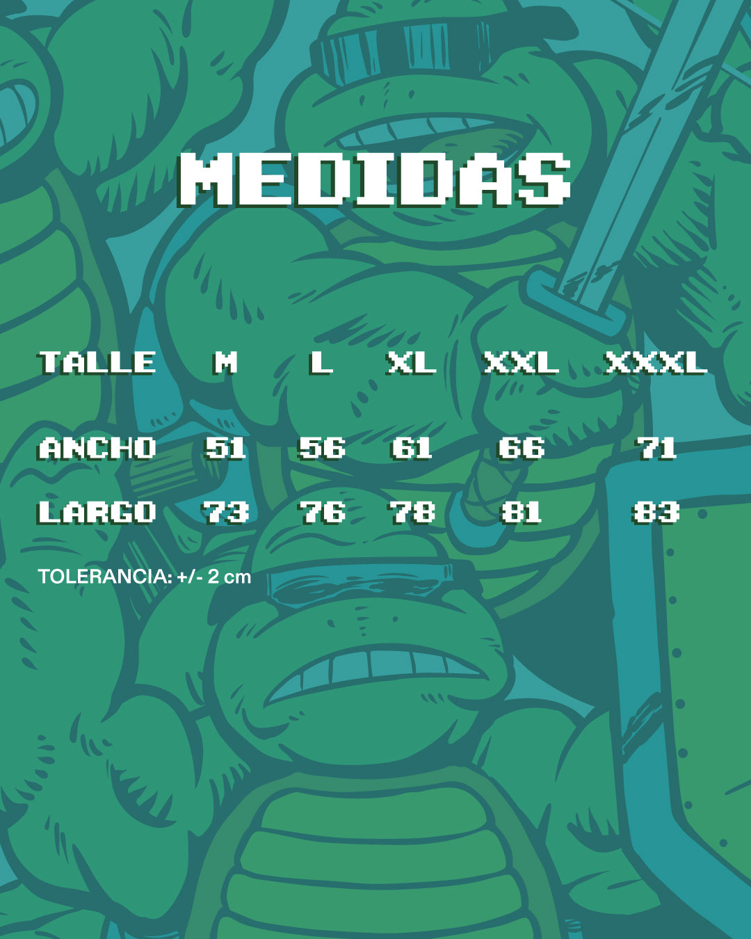 Camiseta Ninja Turtle II
