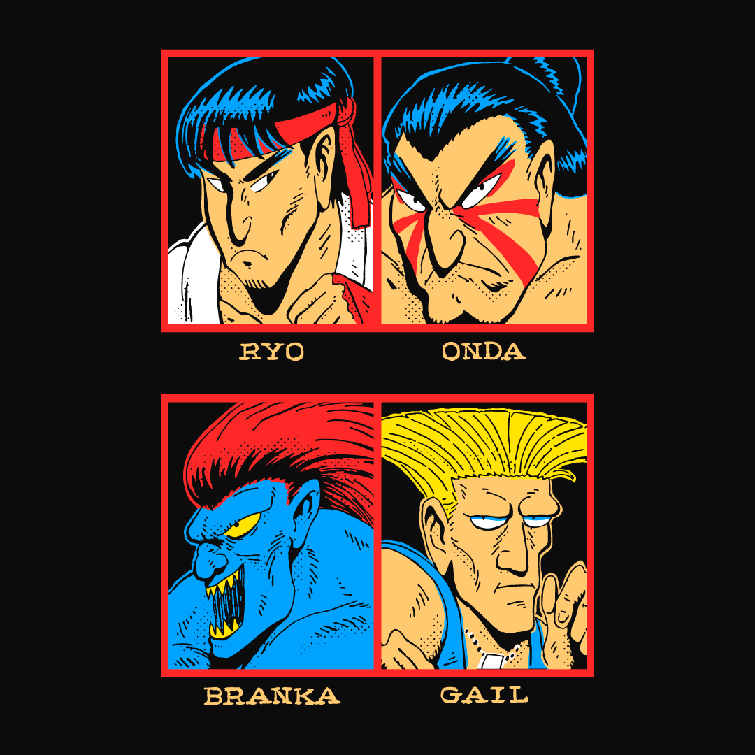 Camiseta Master Fighter VI